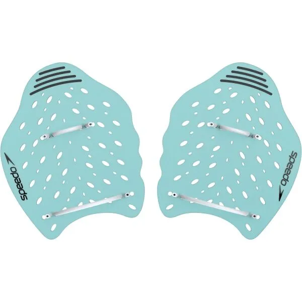 Speedo POWER PLUS PADDLE Univerzálne plavecké packy, tyrkysová, veľkosť