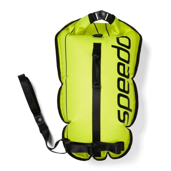 Speedo OW TOW FLOAT DRY AU Plavecká bója - vak, reflexný neón, veľkosť