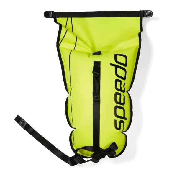 Speedo OW TOW FLOAT DRY AU Plavecká bója - vak, reflexný neón, veľkosť