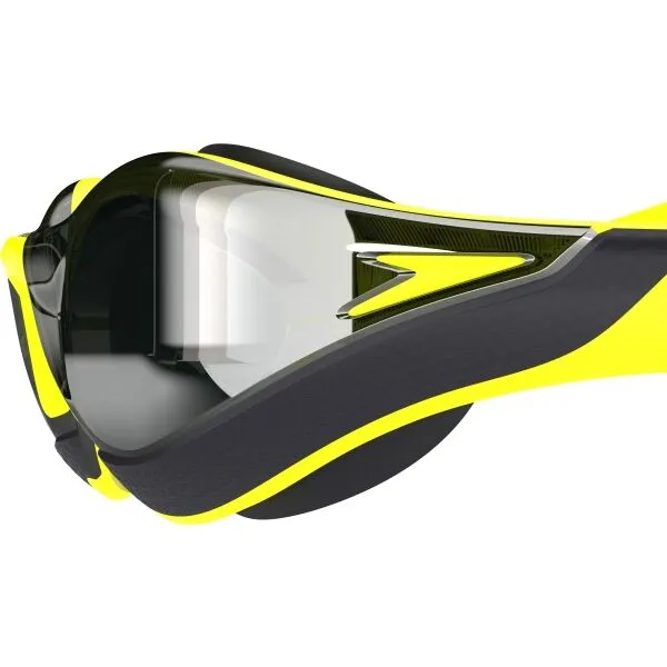 Plavecké okuliare speedo fastskin pure focus mirror žlto/čierna