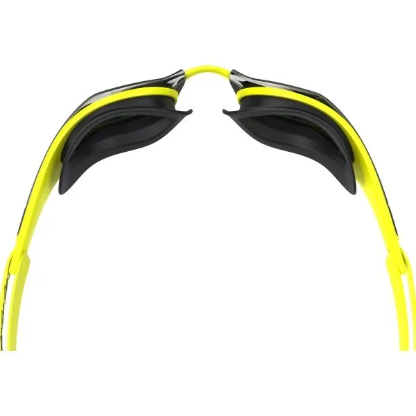 Plavecké okuliare speedo fastskin pure focus mirror žlto/čierna