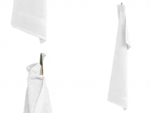 Uterák CLARYSSE ELEGANCE 60x110 cm biely, 100% bavlna