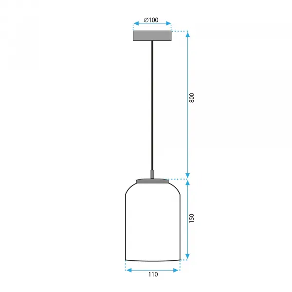 TooLight Závesná lampa La Belle XVIII biela/zlatá