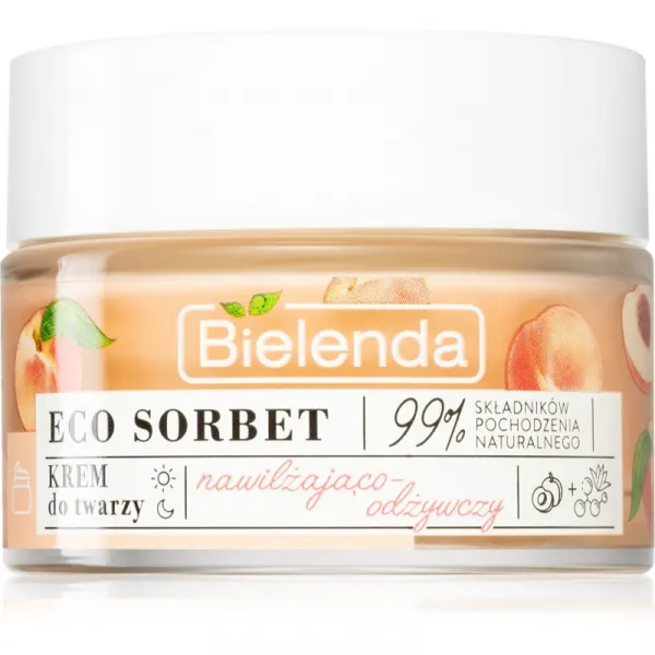 Bielenda Eco Sorbet Peach hydratačný a vyživujúci krém 50 ml