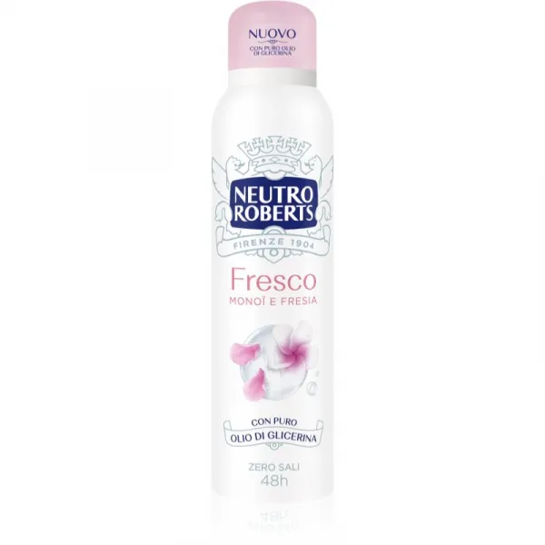 Neutro Roberts Monoi e Fresia dezodorant v spreji so 48hodinovým účinkom 150 ml