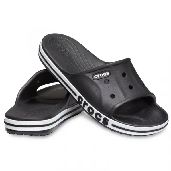 Šlapky (plážová obuv) CROCS Bayaband Slide U black white