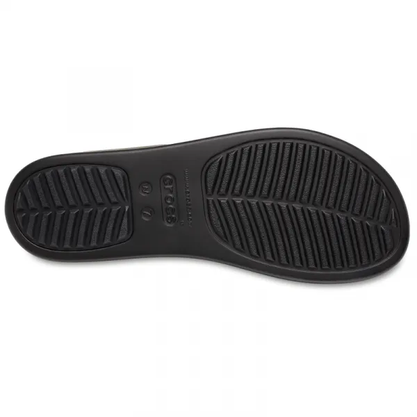 Dámske sandále na platforme (módna obuv) CROCS Brooklyn Buckle Low Wedge W black