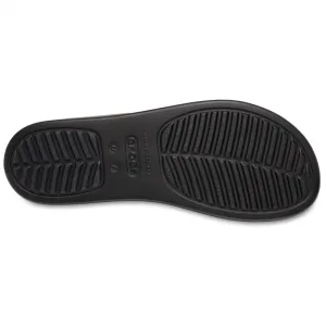 Dámske sandále na platforme (módna obuv) CROCS Brooklyn Buckle Low Wedge W black