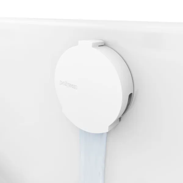 POLYSAN - MARBLE Vaňová súprava s napúšťaním, bovden, dĺžka 800, biela 11052.10