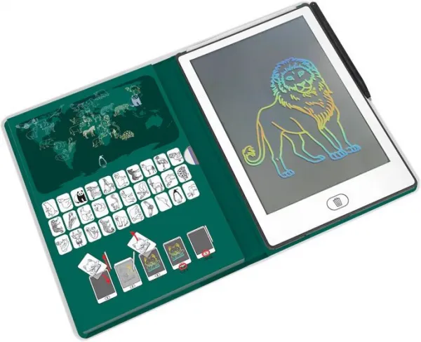 Kidywolf - Kresliaci tablet Kidydraw mini - zvieratá z celého sveta