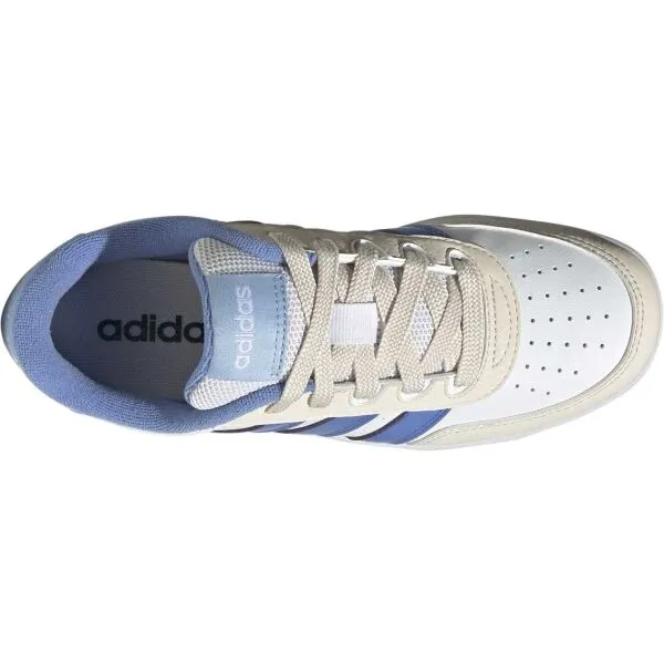 adidas BREAKBASE J Detská voľnočasová obuv, biela, veľkosť 38