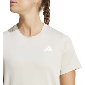 adidas WE 3-STRIPES CREW TEE Dámske tričko, béžová, veľkosť