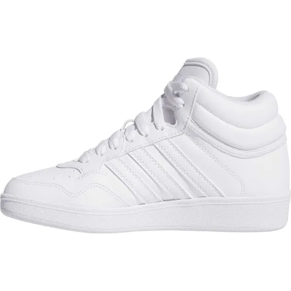 adidas HOOPS 3.0 MID K Chlapčenské členkové tenisky, biela, veľkosť 36