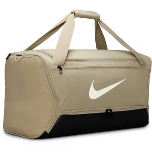 Nike BRASILIA M Športová taška, béžová, veľkosť