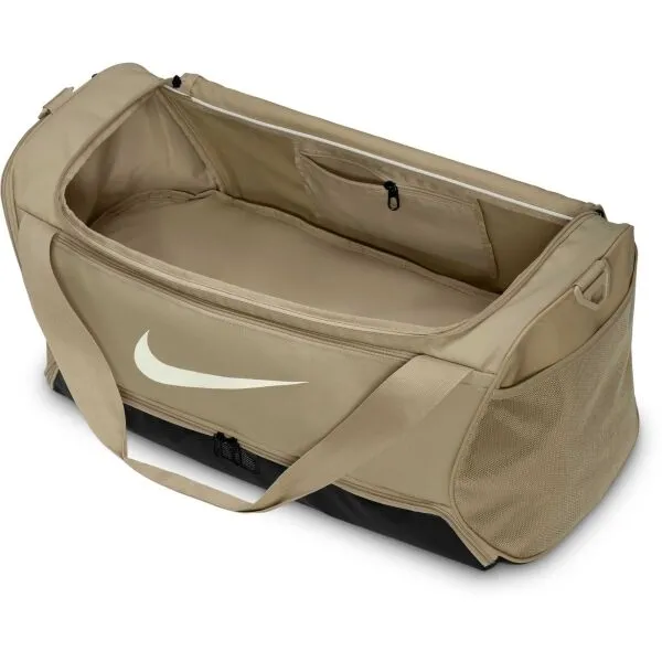Nike BRASILIA M Športová taška, béžová, veľkosť