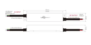 LED napájací zdroj 100W, 12V, IP67 - MINI