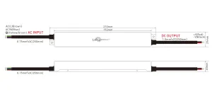 LED napájací zdroj 150W, 12V, IP67 - MINI