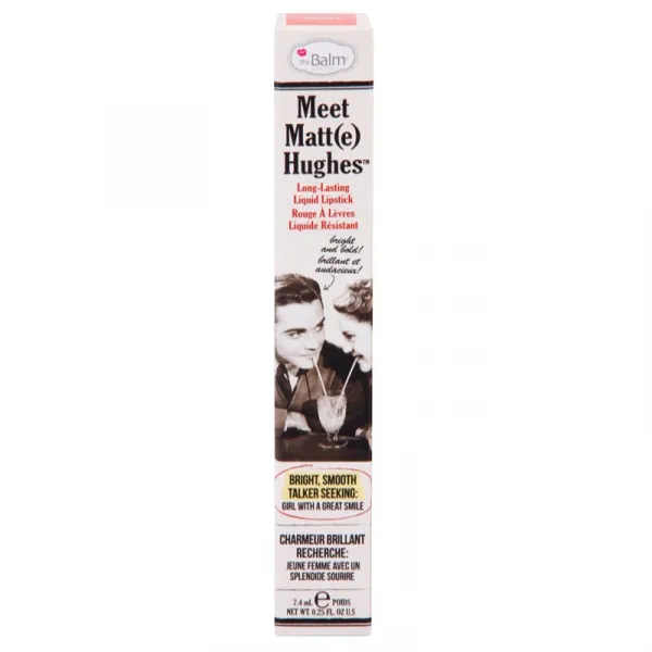 theBalm Meet Matt(e) Hughes Long Lasting Liquid Lipstick dlhotrvajúci tekutý rúž odtieň Honest 7.4 ml
