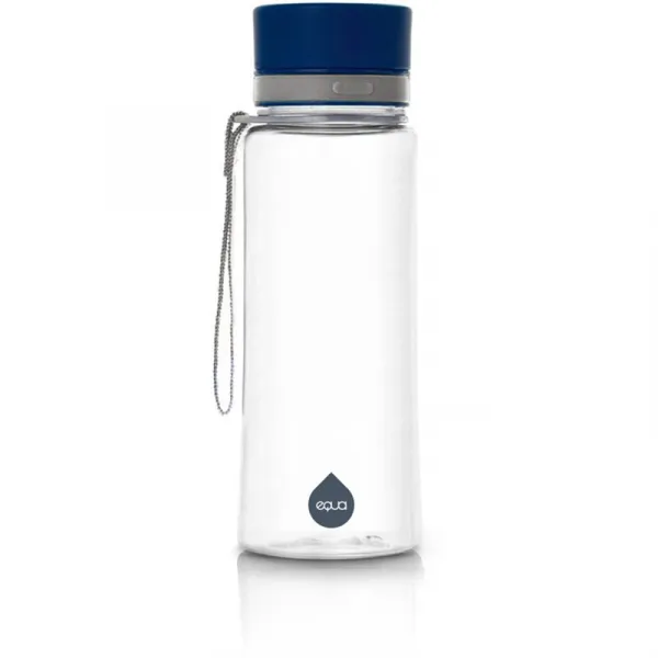Equa Plain fľaša na vodu farba Blue 600 ml