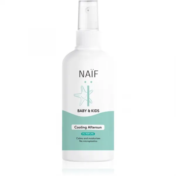 Naif Baby & Kids Cooling Aftersun sprej po opaľovaní pre bábätká a deti bez parfumácie 175 ml