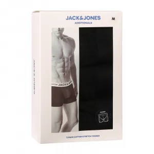 3PACK pánske boxerky Jack and Jones čierne (12127816 - black) M, trenky