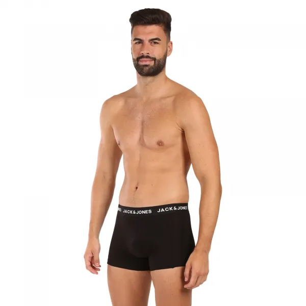 3PACK pánske boxerky Jack and Jones čierne (12171944) S, trenky