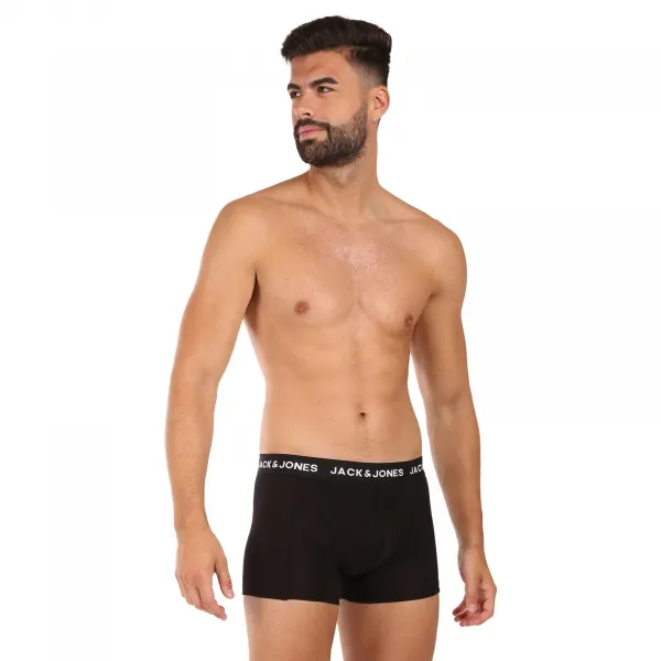 3PACK pánske boxerky Jack and Jones čierne (12171944) S, trenky