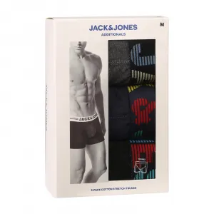 3PACK pánske boxerky Jack and Jones viacfarebné (12243393) M, trenky
