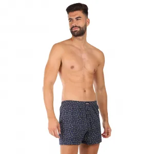 Pánske trenky Gino modré (75201) M, trenírky