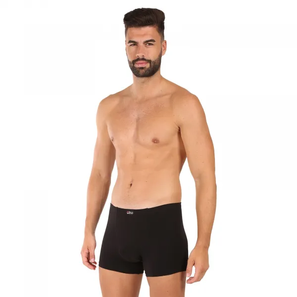 Pánske boxerky Gino čierne (73068) S, trenky