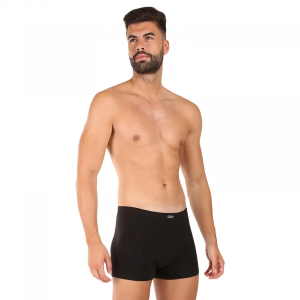 Pánske boxerky Gino čierne (73068) S, trenky