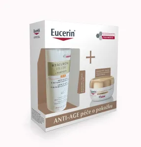 Eucerin kazeta HYALURON-FILLER + ELASTICITY Krém na ruky + Telový krém s omladzujúcim účinkom