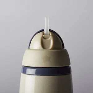 Tommee Tippee Superstar Insulated Straw Grey hrnček s rúrkou pre deti 12m+ 266 ml