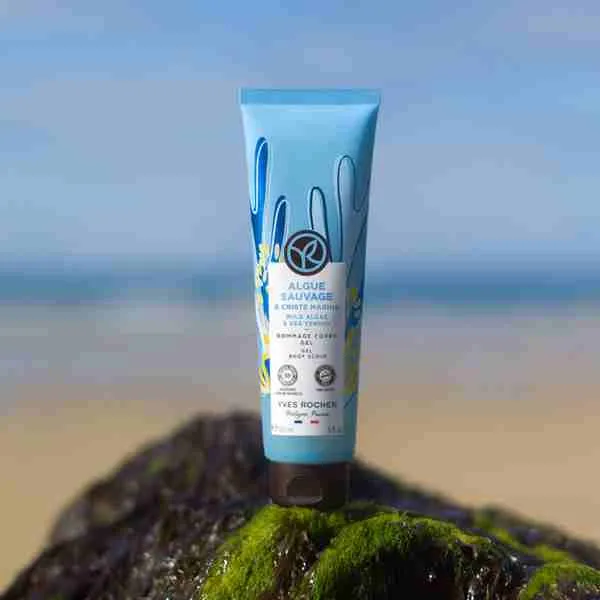Yves Rocher Gélový telový peeling Morská riasa & motar prímorský
