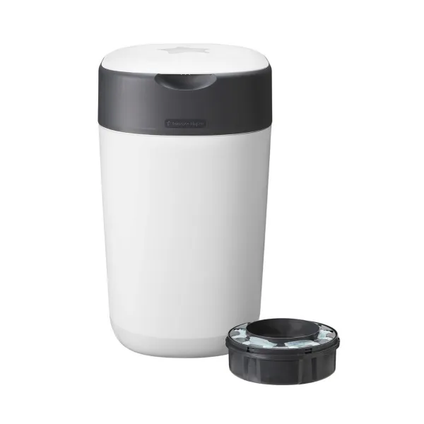 Tommee Tippee Twist & Click White kôš na plienky + kazeta do koša 1 ks