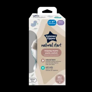 Tommee Tippee Closer To Nature Anti-colic Kindness dojčenská fľaša Slow Flow 0m+ 260 ml