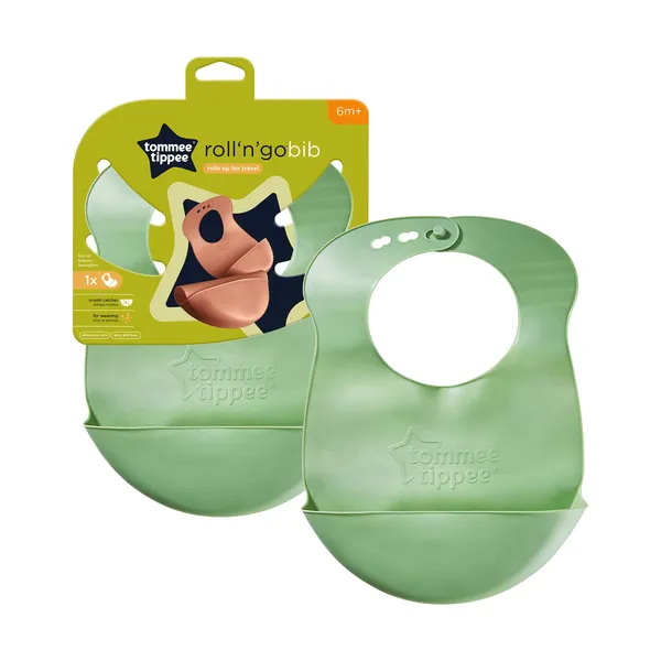 Tommee Tippee Roll'n'go podbradníček Green 6 m+ 1 ks