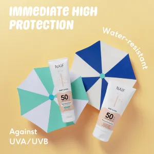 NAÏF Ochranný krém na opaľovanie SPF 50 pre deti a bábätká