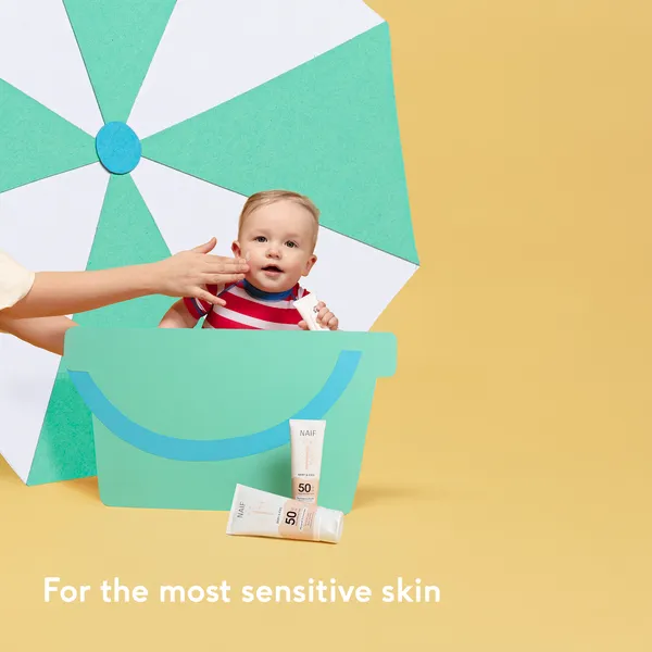 NAÏF Ochranný krém na opaľovanie SPF 50 pre deti a bábätká