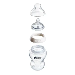 Tommee Tippee Natural Start Anti-Colic samosterilizačná dojčenská fľaša Slow Flow 0m+ 150 ml