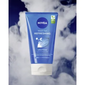 NIVEA Refreshing osviežujúci čistiaci gél pre normálnu až zmiešanú pleť 150 ml