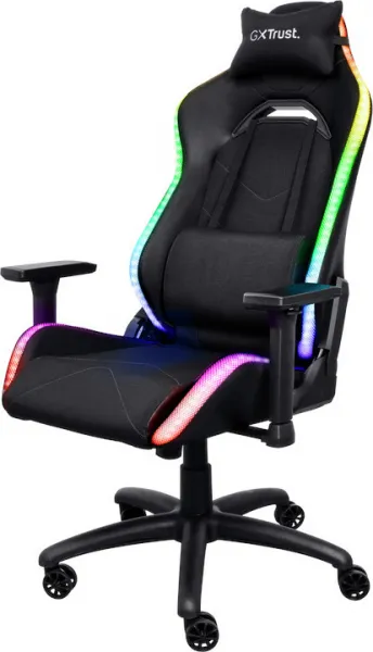 TRUST herní křeslo GXT 719 Ruya RGB Gaming Chair, Černá