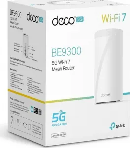 TP-Link Deco BE65-5G(1-pack) WiFi7 Mesh (BE9300,2,4GHz/5GHz/6GHz,3x2,5GbELAN/WAN,1xUSB3.0,4G LTE,5G,1xnanoSIM)