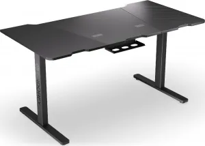 Endorfy herní stůl Atlas L electric / 150cm x 78cm / nosnost 80 kg / elektricky výškově stavitelný (73-120cm) / černý