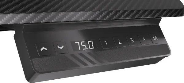Endorfy herní stůl Atlas L electric / 150cm x 78cm / nosnost 80 kg / elektricky výškově stavitelný (73-120cm) / černý