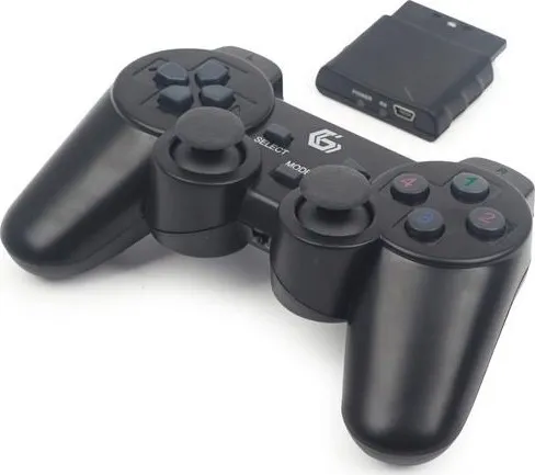 GEMBIRD gamepad JPD-WDV-01, vibrační, bezdrátový, PC/PS2/PS3, USB