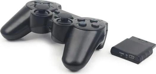GEMBIRD gamepad JPD-WDV-01, vibrační, bezdrátový, PC/PS2/PS3, USB