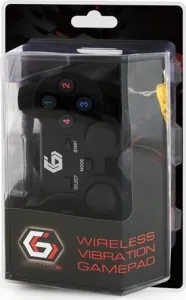 GEMBIRD gamepad JPD-WDV-01, vibrační, bezdrátový, PC/PS2/PS3, USB