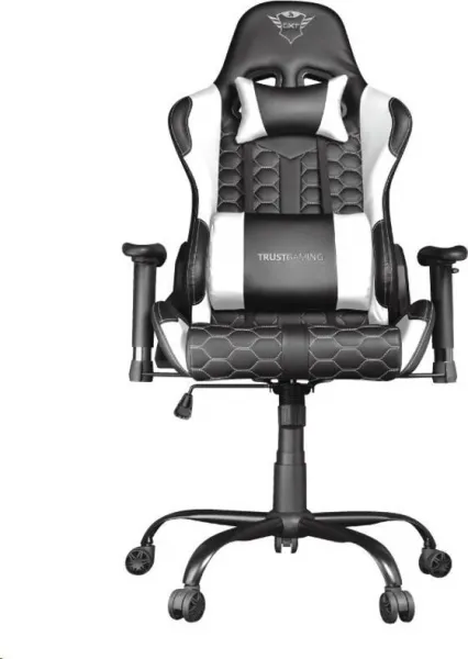 TRUST herní křeslo GXT 708W Resto Gaming Chair, bílá