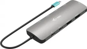i-tec USB-C Metal Nano 2x HDMI Docking Station, PD 100W + Charger 100W (bundle)